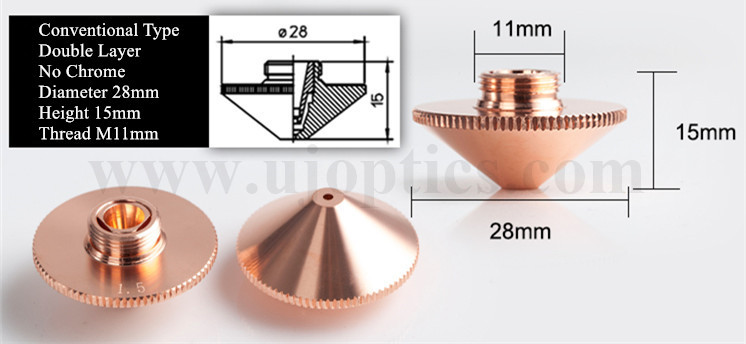 3 Laser cutting copper nozzle for Precitec Hans Chutian WanShunxing Worthing.jpg
