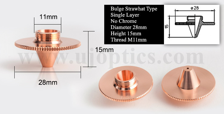 6 Laser cutting copper nozzle for Precitec Hans Chutian WanShunxing Worthing.jpg