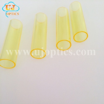UJoptics D12*80 outer diameter 12mm inner diameter 80mm quartz yellow tube