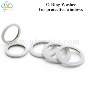 UJoptics O-Ring Washer Protective Windows Customizable Size Seal Ring for Fiber Laser Head 1064nm