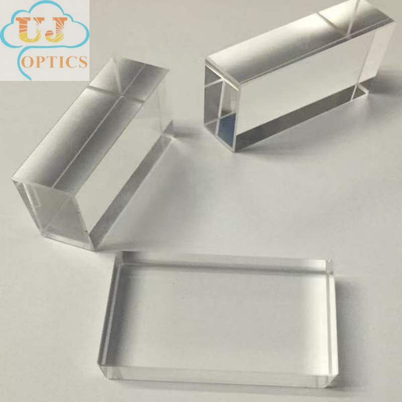 Fused Silica 73.6x27x13 light guide block