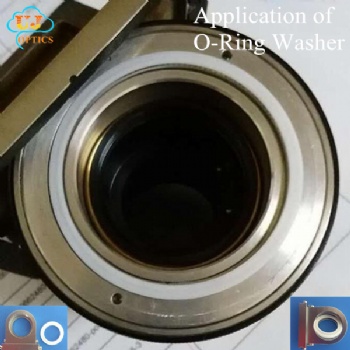  UJoptics O-Ring Washer Protective Windows Customizable Size Seal Ring for Fiber Laser Head 1064nm	