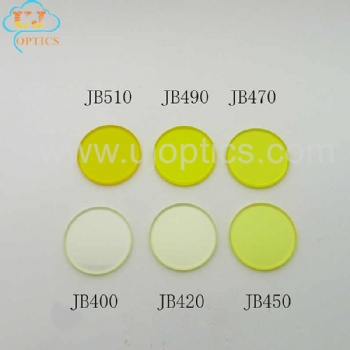 JB400 Golden Yellow Optical Glass for Hair Removal Machine